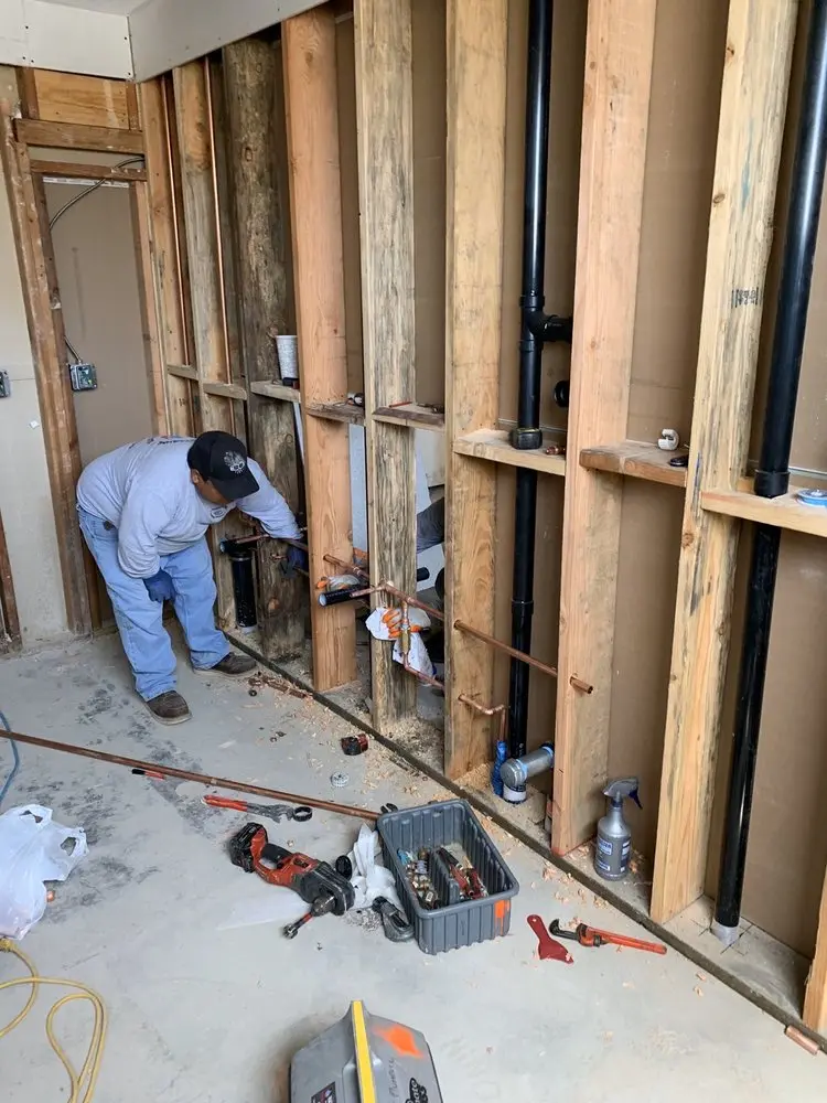 Commercial rough-in plumbing for Water Heater Replacement in Harney Heights